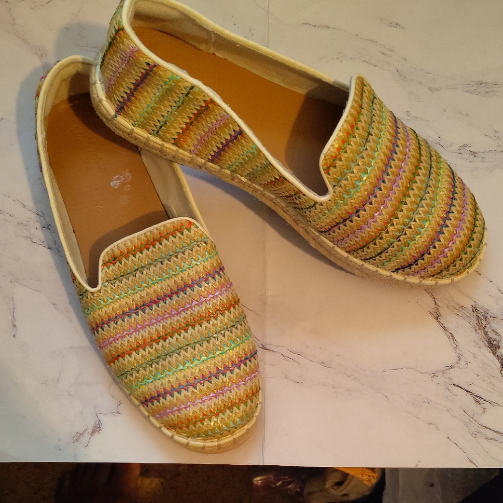 Universal Thread Multicolor Woven Espadrilles - image 1